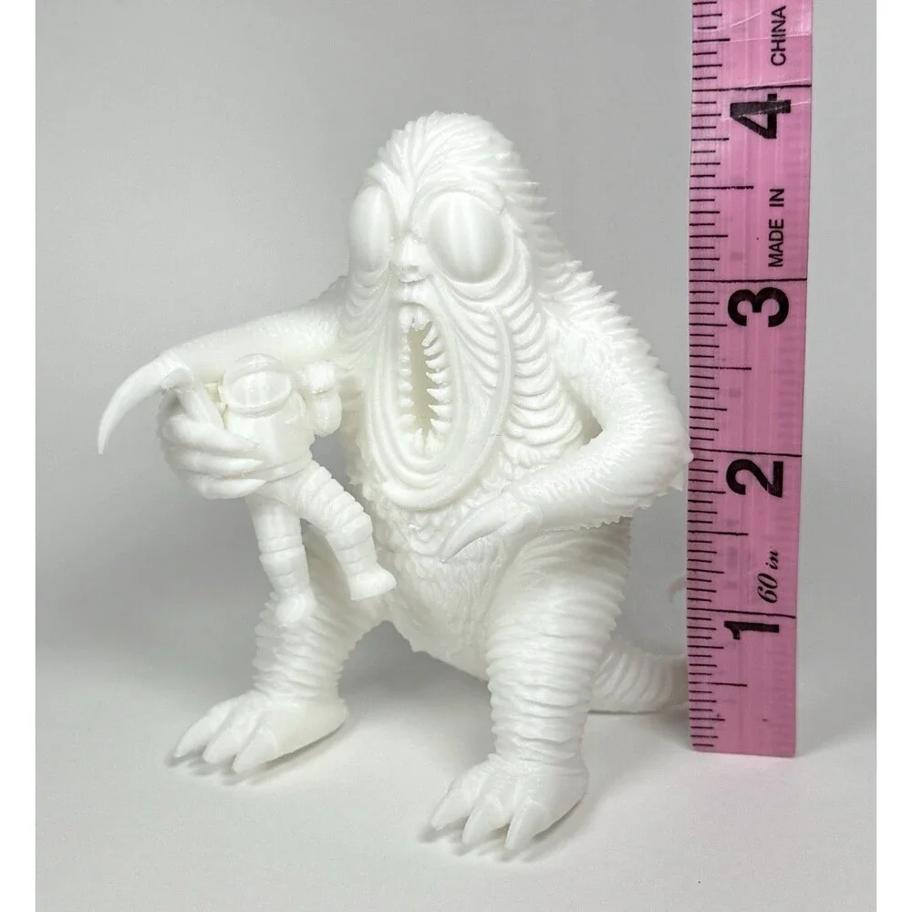 Battle Beyond The Sun (1959) White Paintable Monster Toy With Astronaut